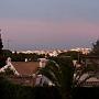 Vue du balcon de notre hôtel